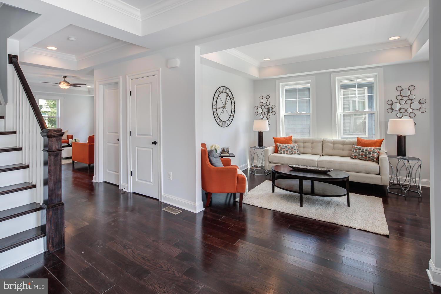 859 Venable Place Northwest Washington, DC 20012 - Photo 5 of 30 a living room with furniture and a wooden floor