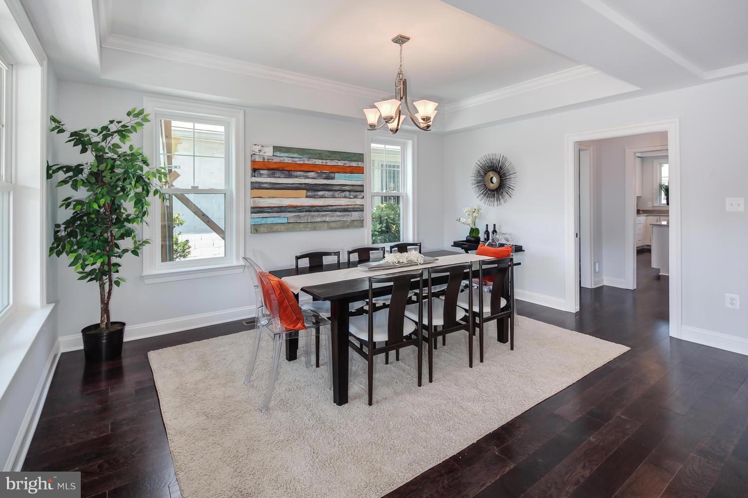 859 Venable Place Northwest Washington, DC 20012 - Photo 6 of 30 a view of a dining room with furniture and wooden floor