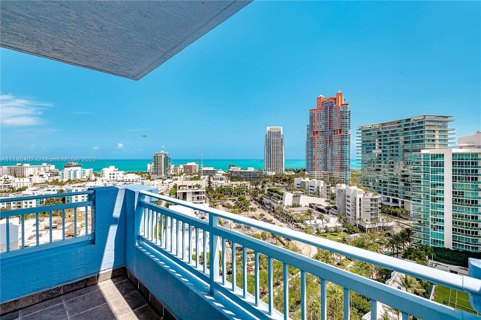 90 Alton Road, Unit 1901 Miami Beach, FL 33139 - Photo 2 of 21 a view of city from a balcony