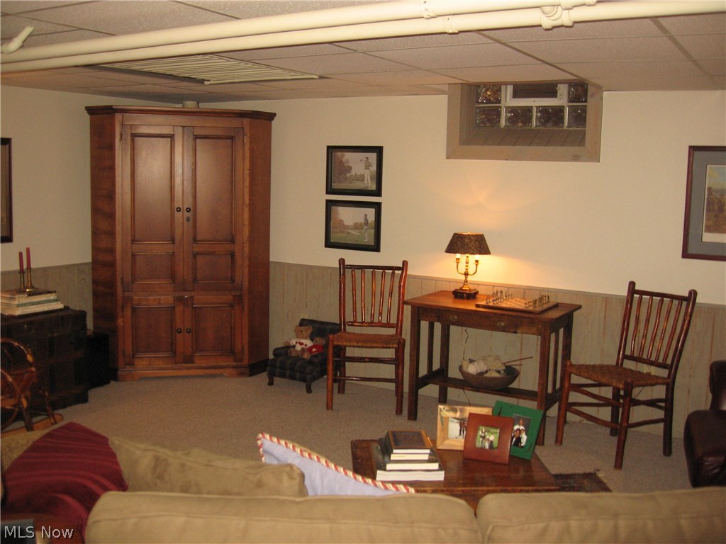 739 Ecton Road Akron, OH 44303 - Photo 27 of 34 REC RM VIEW #2 - ROUGH SAWN CEDAR 1/2 WALL ACCENT