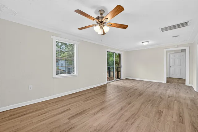 wooden floor in an empty room