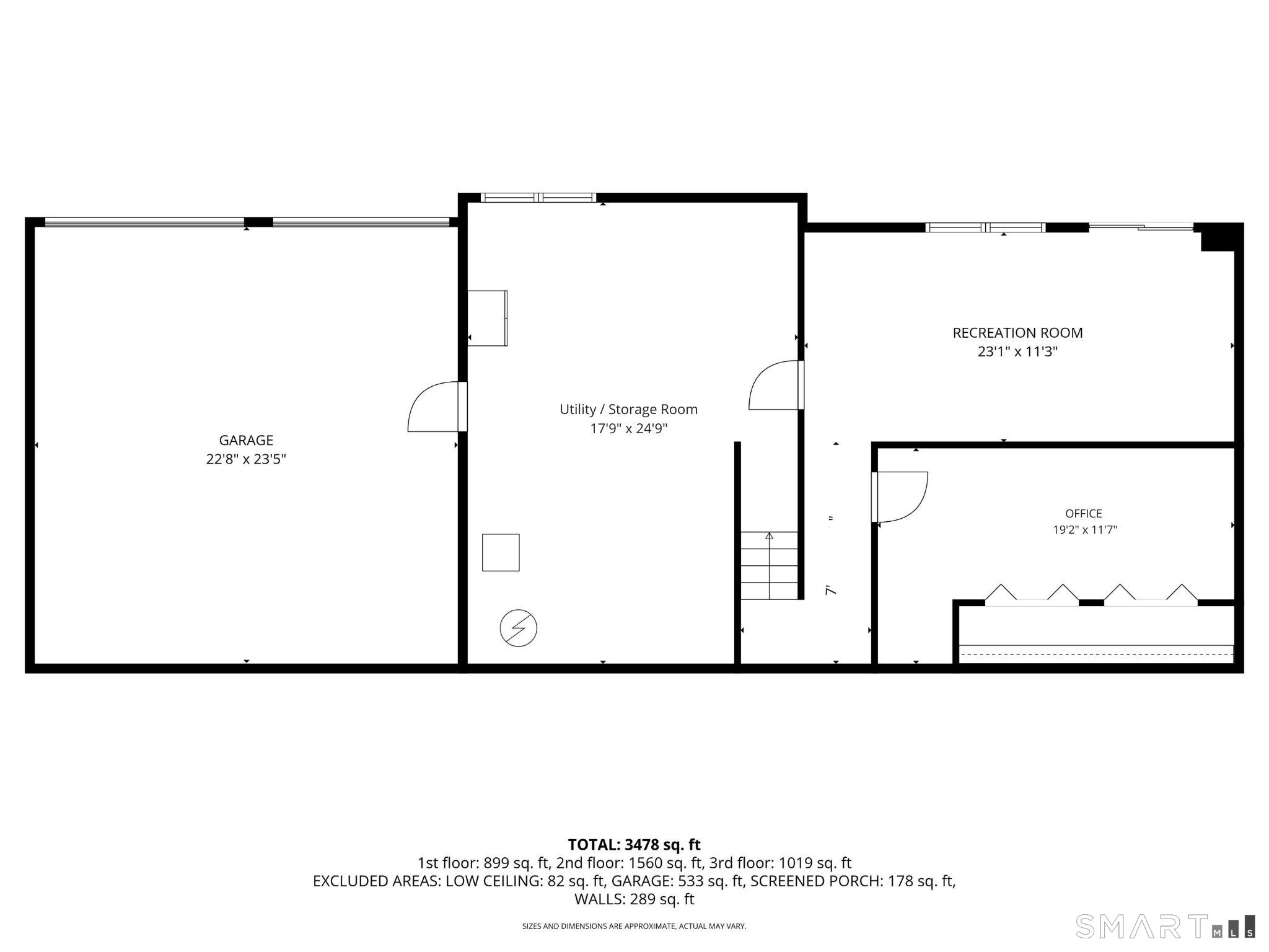 78 Benedict Road Monroe, CT 06468 - Photo 33 of 40 Lower Level Layout