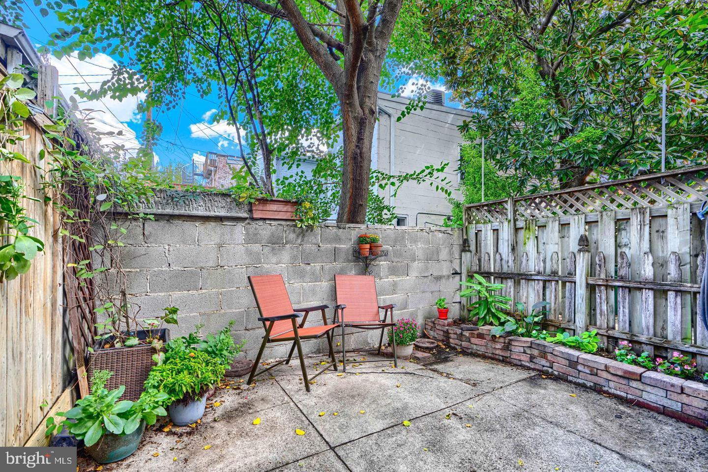 1806 Bank Street Baltimore, MD 21231 - Photo 21 of 21 a view of a chairs and table in backyard