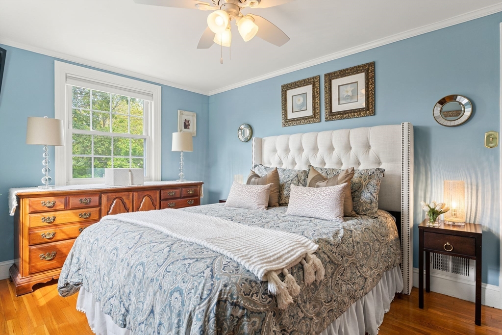 4 Joyce Road Arlington, MA 02474 - Photo 25 of 42 a bedroom with a large bed and a window