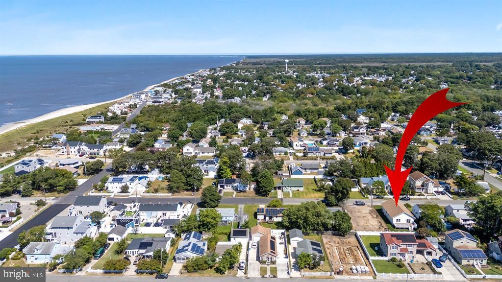 206 Frances Avenue, Unit A Villas, NJ 08251 - Photo 46 of 48 an aerial view of residential houses with outdoor space and swimming pool