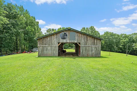 a view of a green field