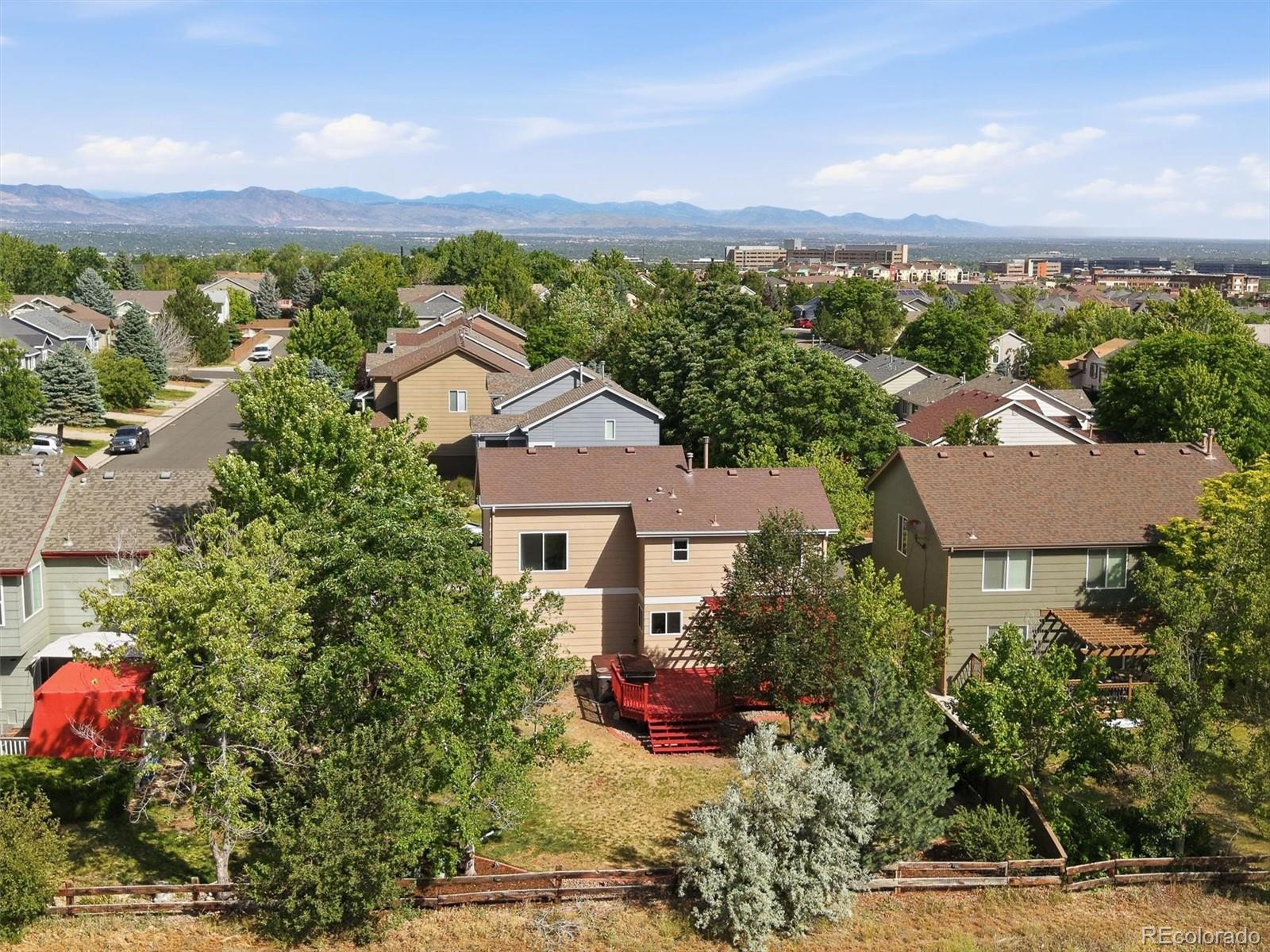 9629 Burberry Way Highlands Ranch, CO 80129 - Photo 44 of 50 an aerial view of multiple house