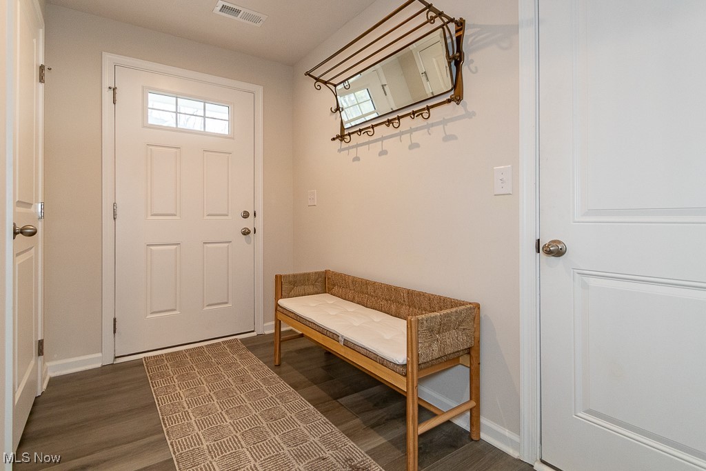 192 Raintree Lane Painesville, OH 44077 - Photo 21 of 23 Mudroom with plenty of natural light and dark wood-type flooring