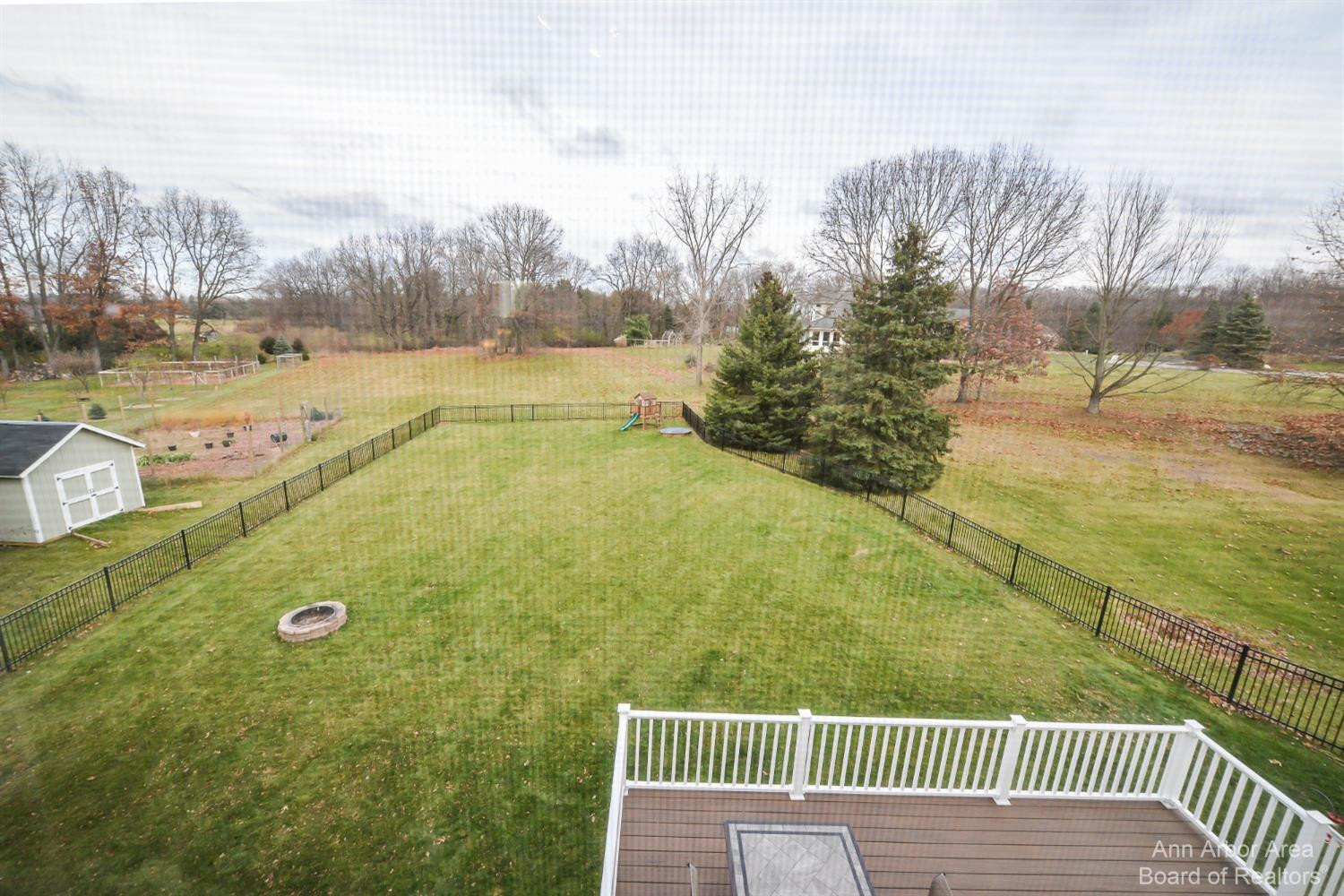 7620 Fox Trace Road Dexter, MI 48130 - Photo 28 of 58 View out the bedroom window.