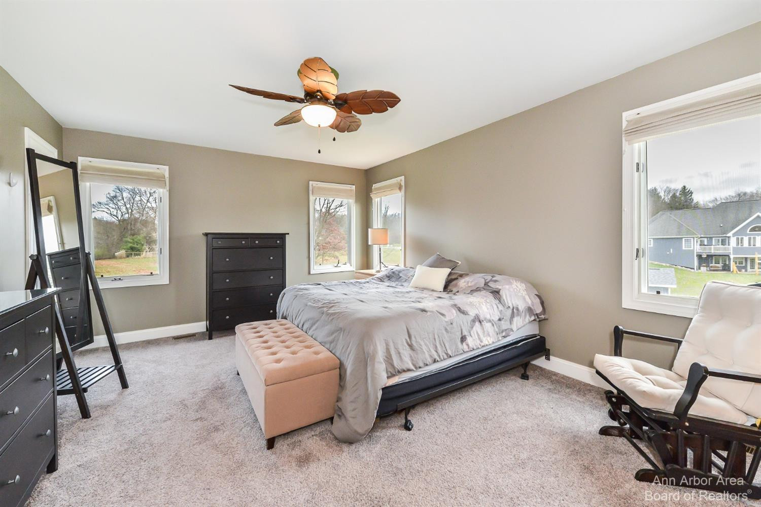 7620 Fox Trace Road Dexter, MI 48130 - Photo 31 of 58 Master bedroom with 2 separate closets