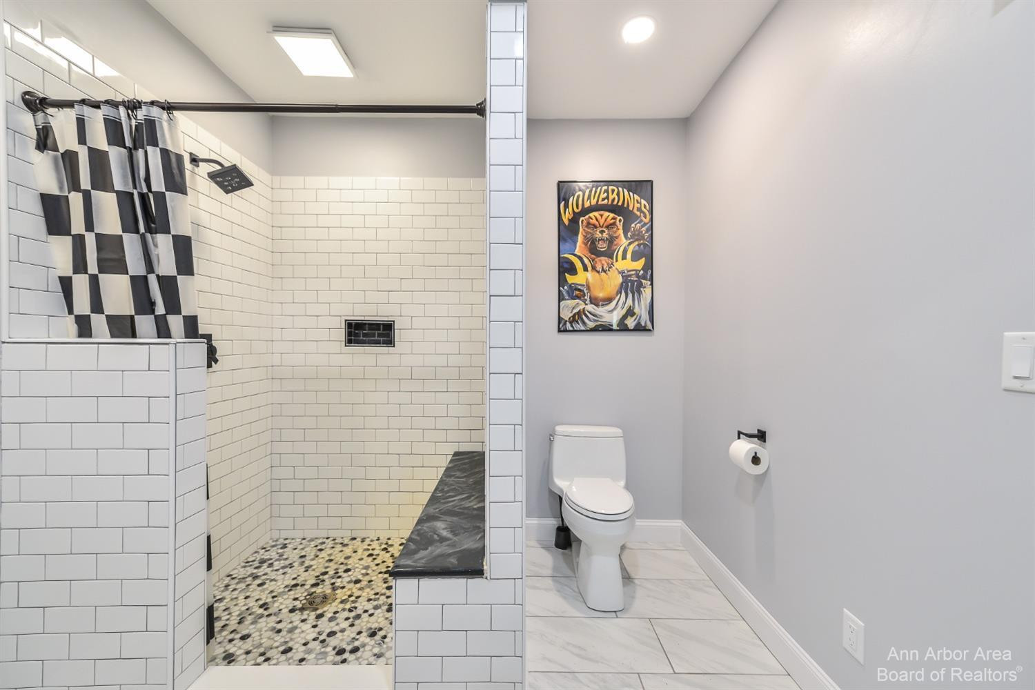 7620 Fox Trace Road Dexter, MI 48130 - Photo 49 of 58 Tiled basement bathroom