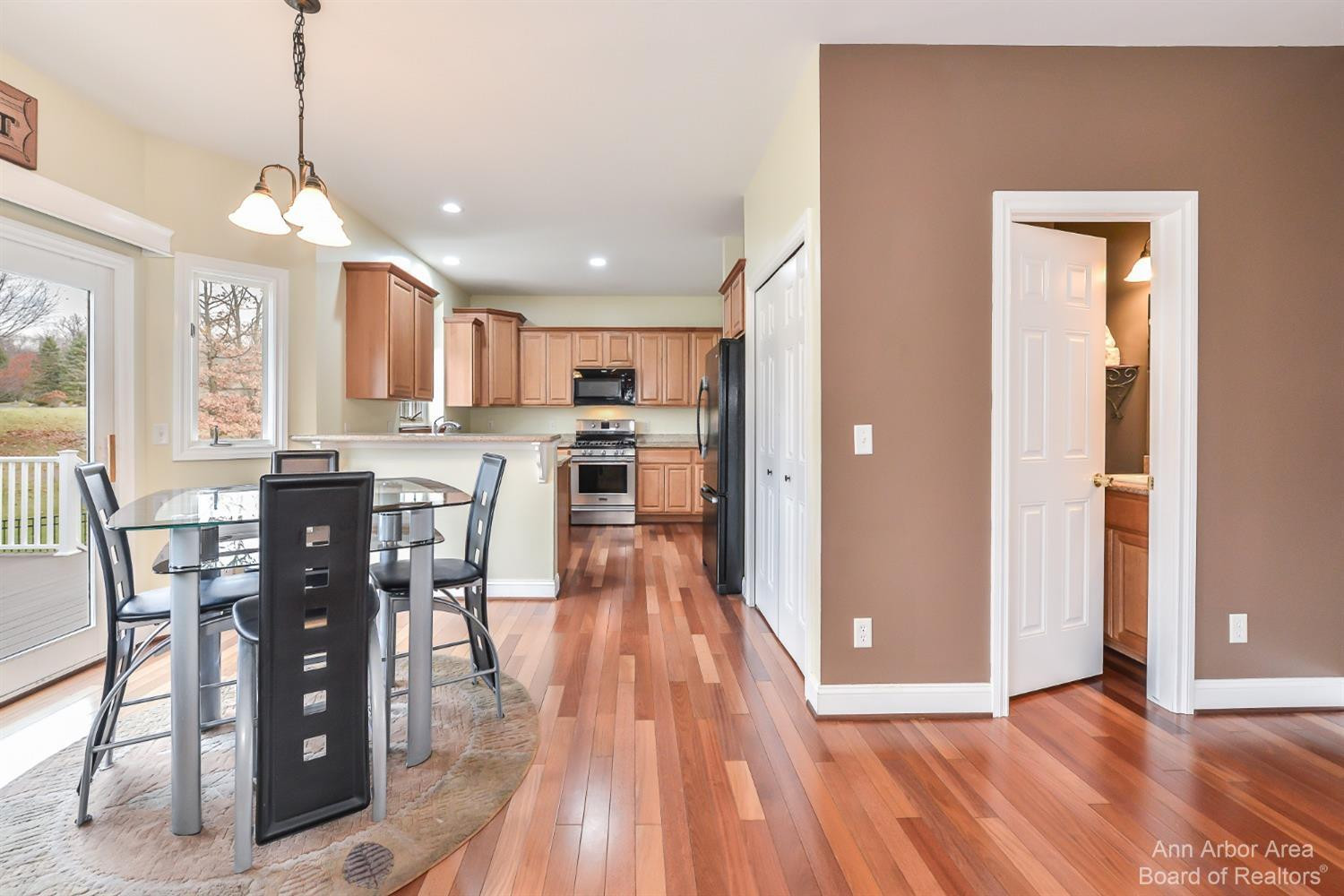 Brazilian Cherry wood floors.