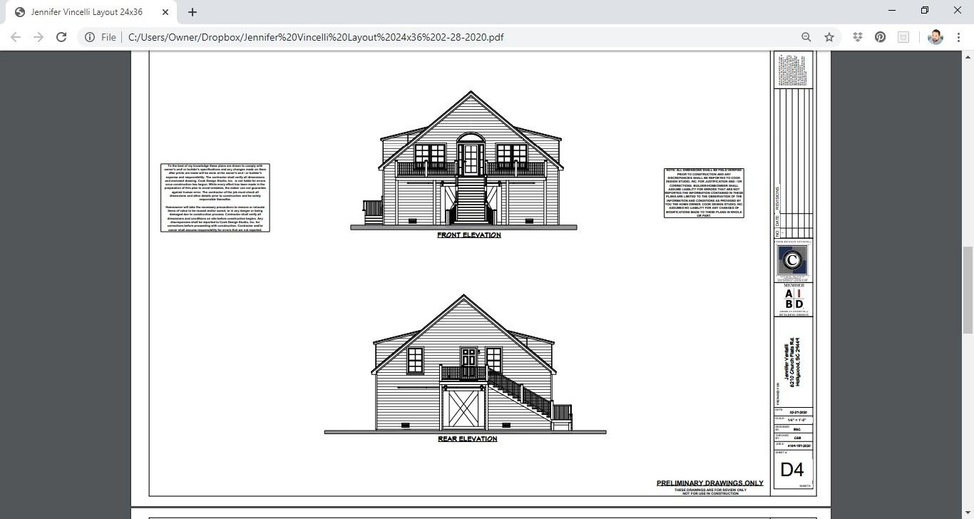 6076 Church Flats Road Hollywood, SC 29449 - Photo 2 of 14 Front Elevation Barn