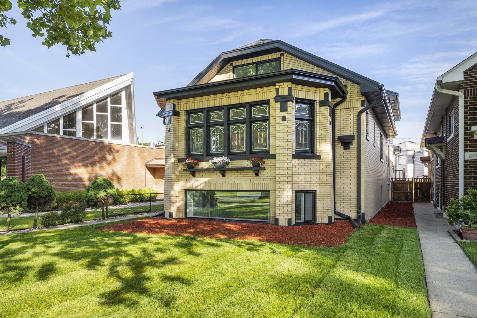 6747 Riverside Drive Berwyn, IL 60402 - Photo 1 of 32 a front view of house with yard