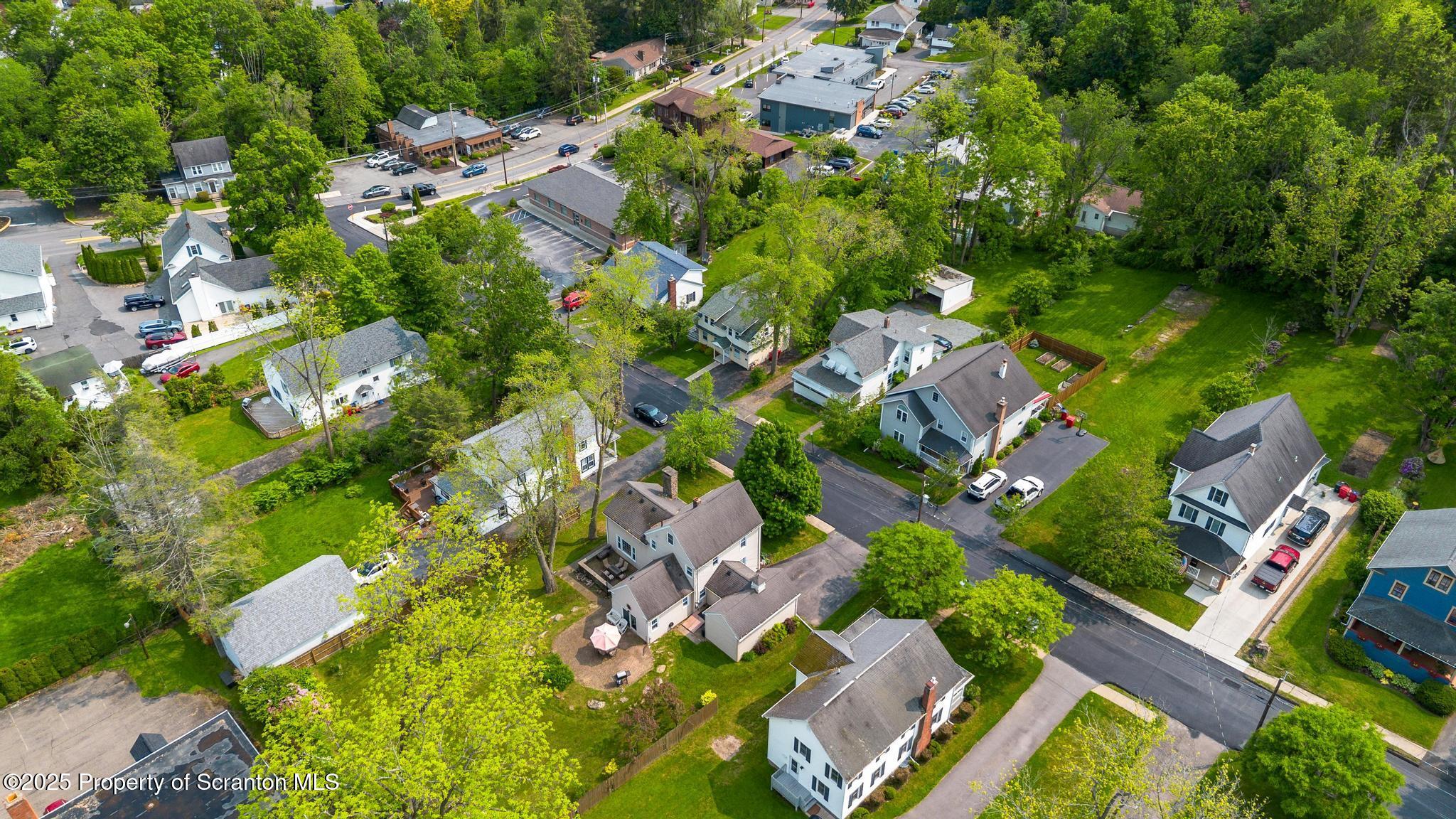 114 Spring Street Clarks Green, PA 18411 - Photo 45 of 47 an aerial view of residential houses with outdoor space
