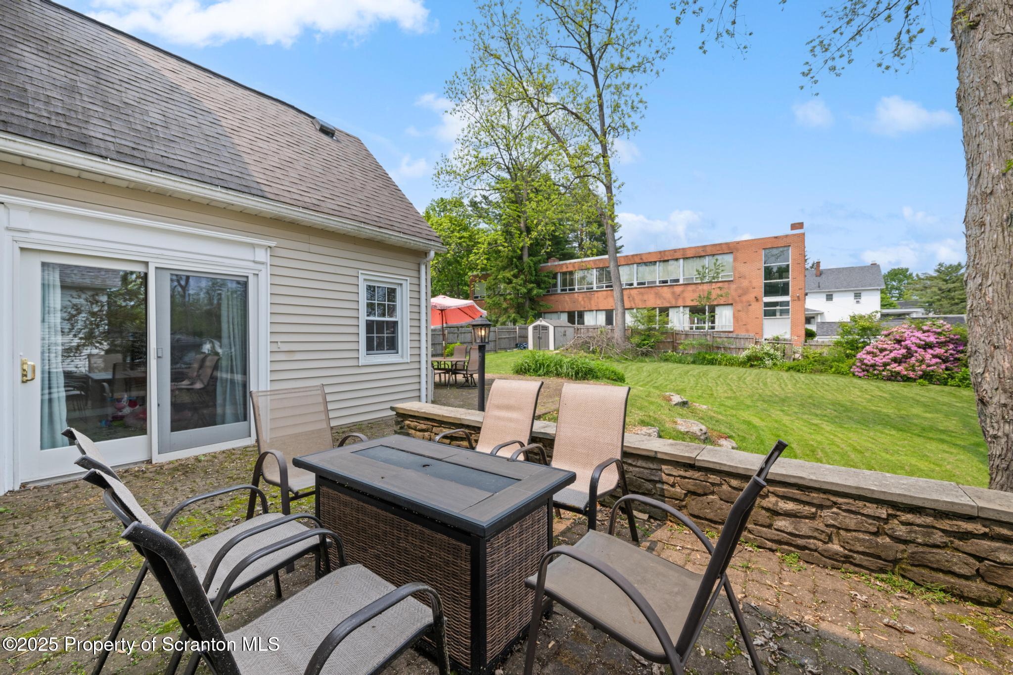 114 Spring Street Clarks Green, PA 18411 - Photo 46 of 47 a view of a patio with a yard