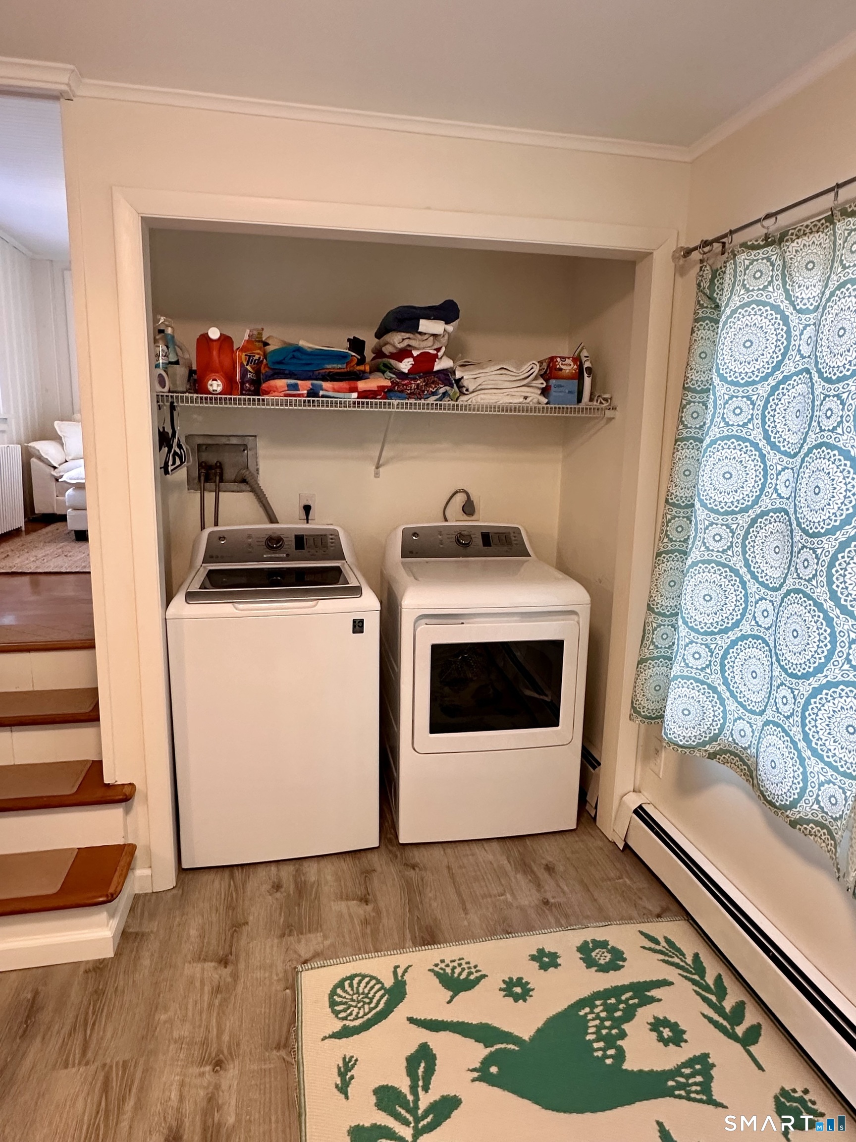 36 Attawan Road East Lyme, CT 06357 - Photo 22 of 40 Stairs back up to Sitting Room off of Dining Room