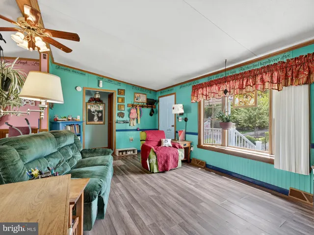 a very nice looking room with a large window