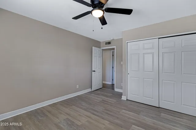 wooden floor in an empty room
