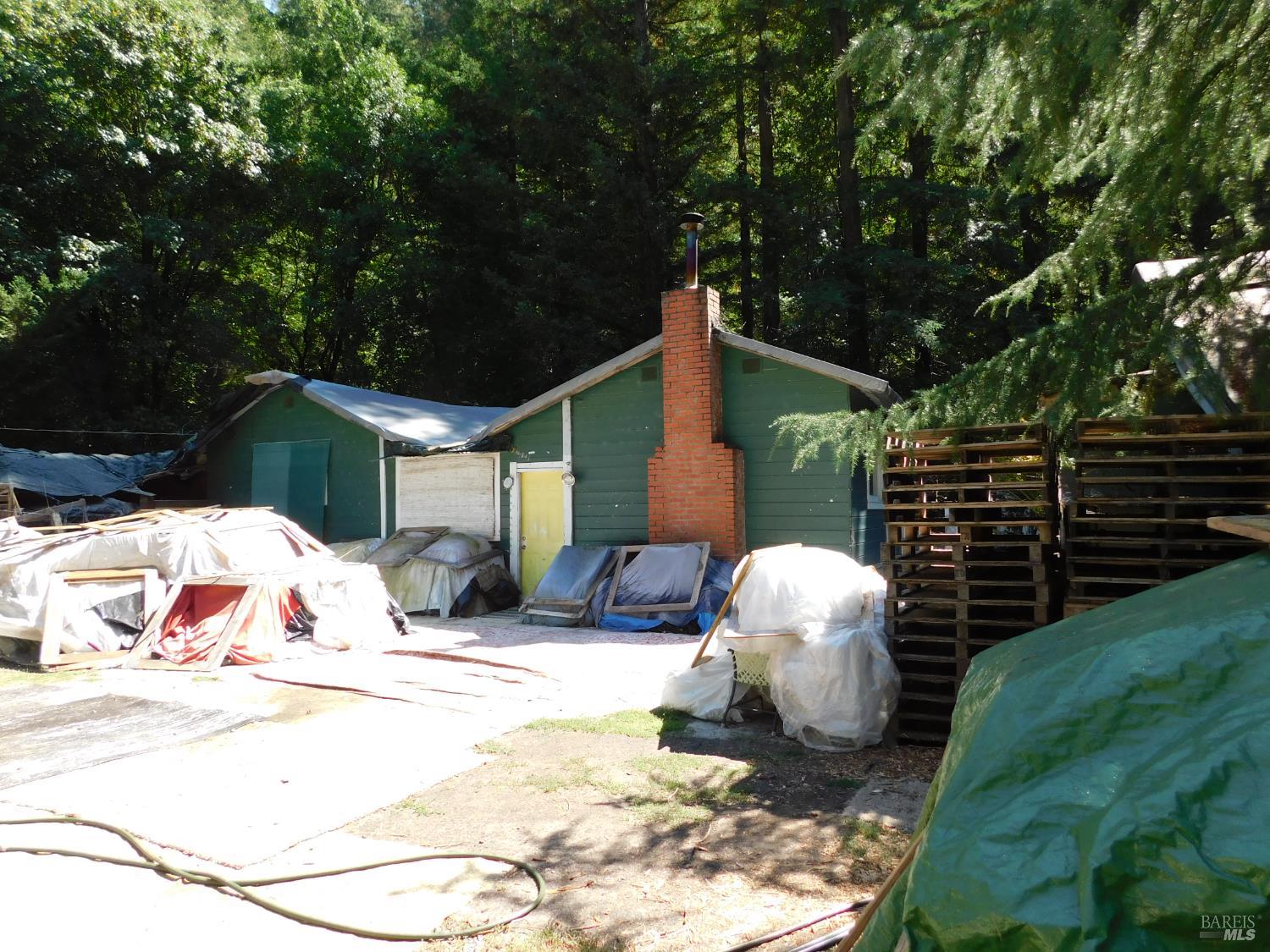a bathroom with a sink mirror and vanity