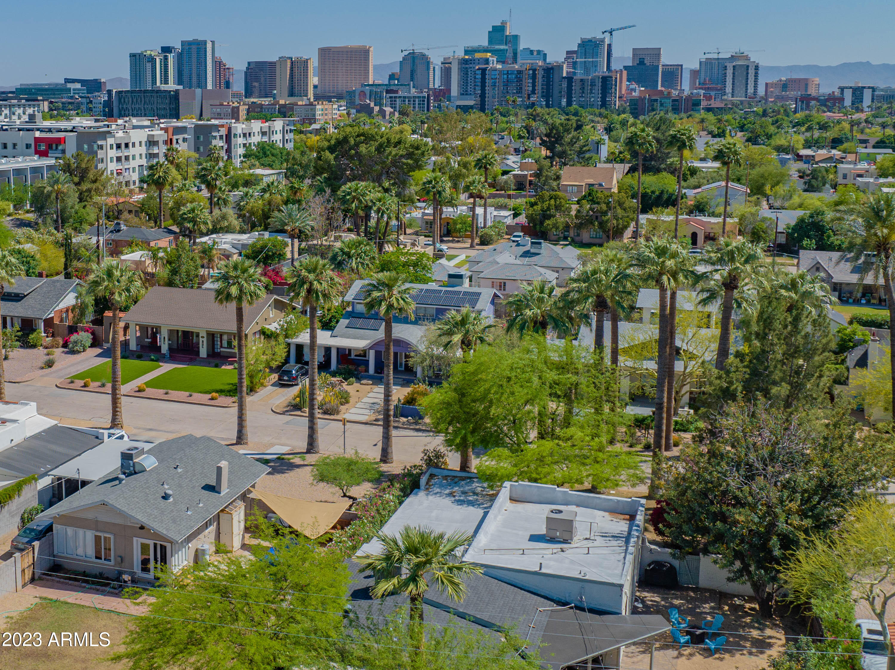 124 West Granada Road Phoenix, AZ 85003 - Photo 4 of 26 Aerial View to Downtown