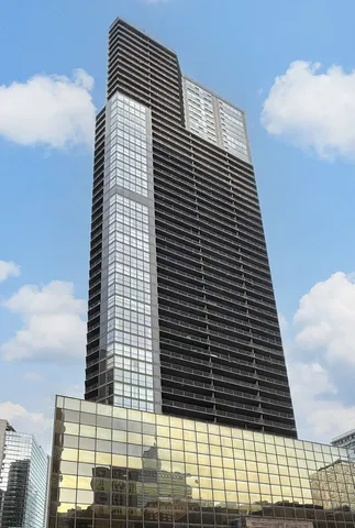 a view of a building with a outdoor space