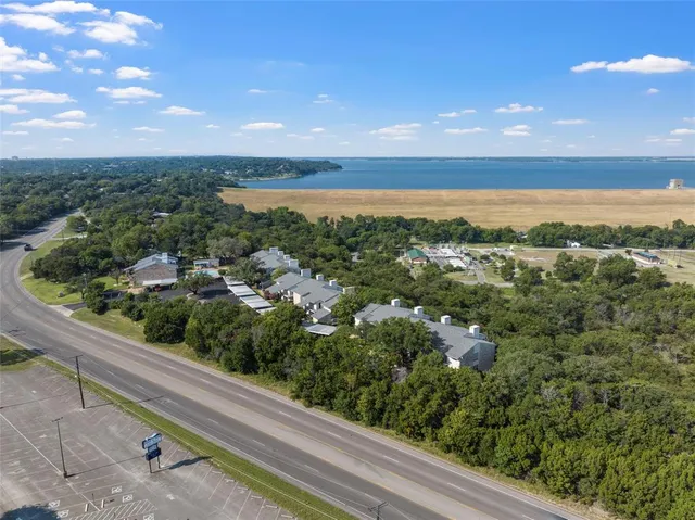 a view of a city from a balcony