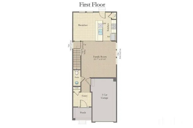 a picture of a floor plan