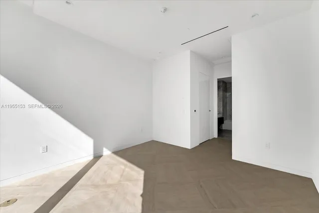 a view of an empty room