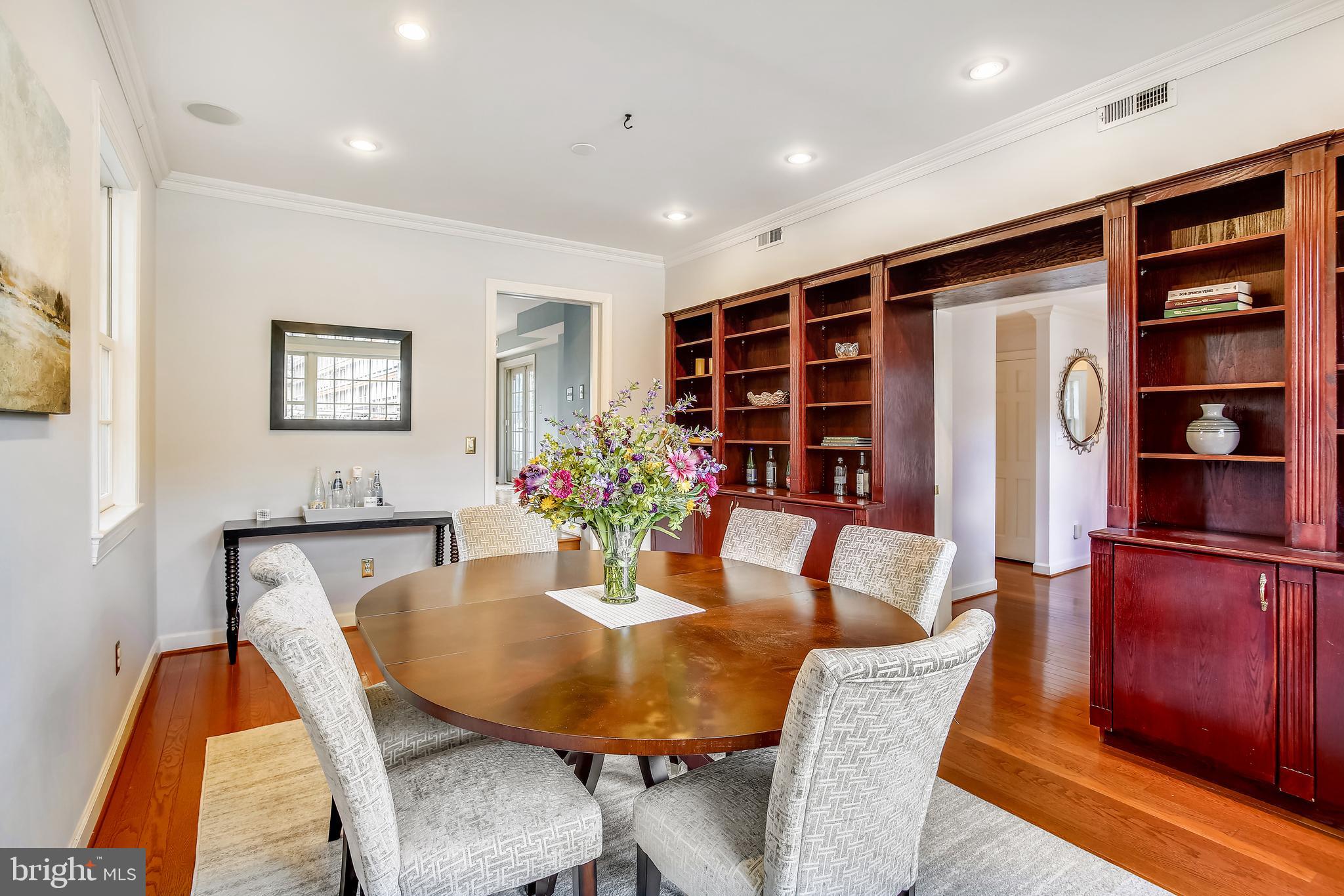 4664 Reservoir Road Northwest Washington, DC 20007 - Photo 22 of 60 a view of a dining room with furniture