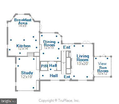 4664 Reservoir Road Northwest Washington, DC 20007 - Photo 56 of 60 Main Level - Large Study can be Family Room too