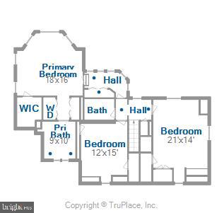 4664 Reservoir Road Northwest Washington, DC 20007 - Photo 57 of 60 Upper Level 3 Bedrooms and 2 Full Baths