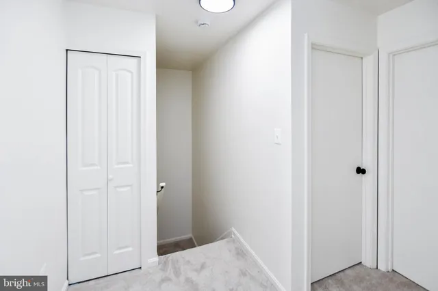 a view of closet area