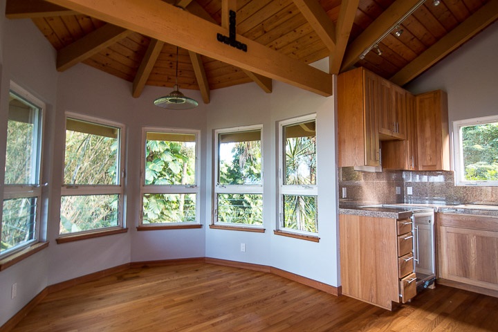 47 Door Of Faith Road Haiku, HI 96708 - Photo 20 of 30 wooden floor in an empty room with a window