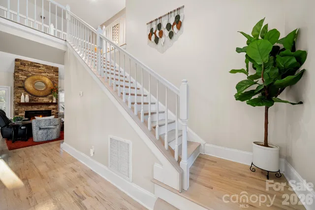a view of entryway with a potted plant
