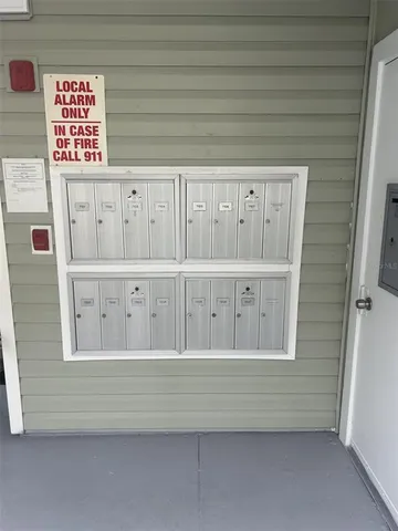 a view of front door