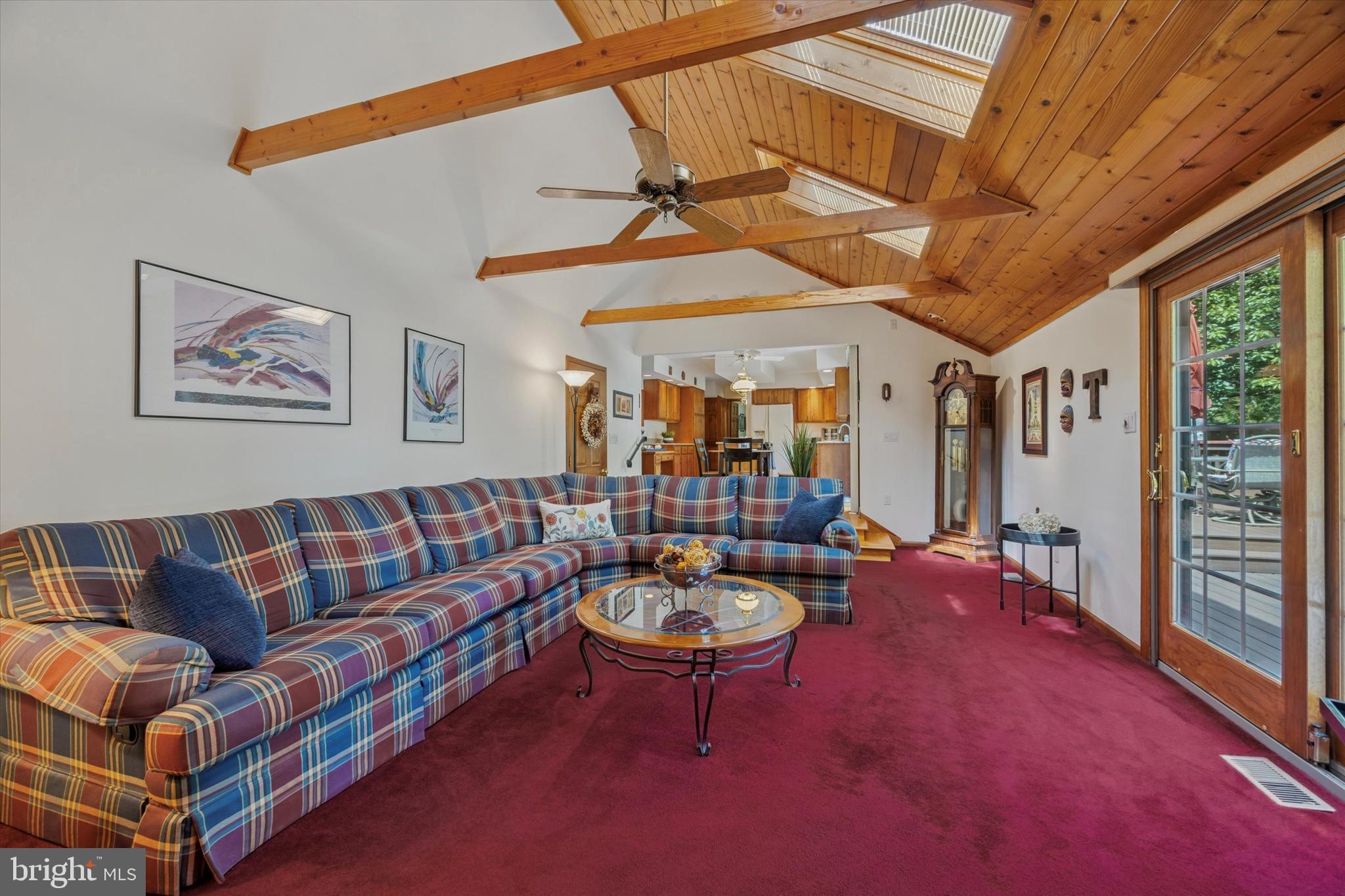 773 Beatty View Road Springfield, PA 19064 - Photo 24 of 66 Amazing wood beams, skylights & ceiling fan