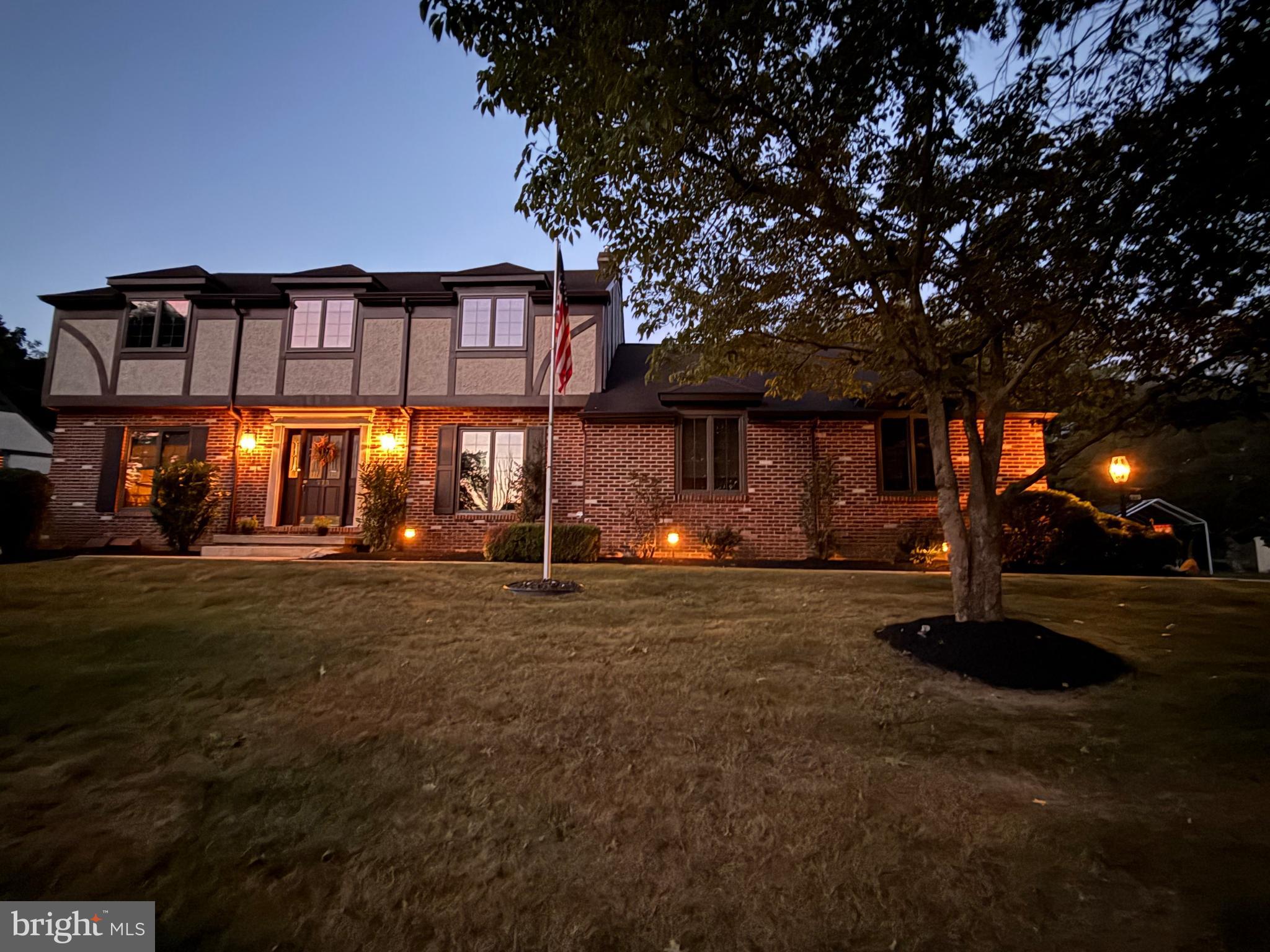 773 Beatty View Road Springfield, PA 19064 - Photo 63 of 66 Lots of exterior lighting- creates a tranquil view