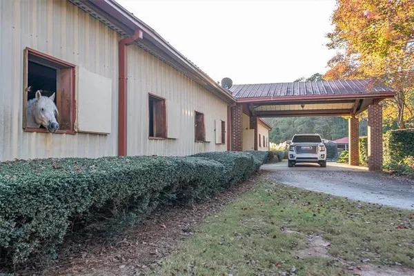 a view of a storage room