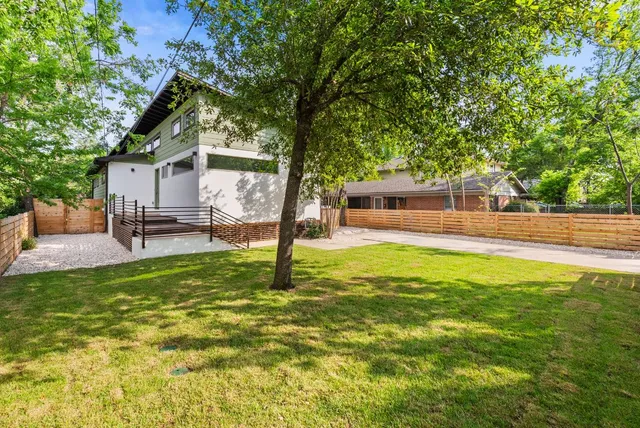 a outdoor living space with furniture