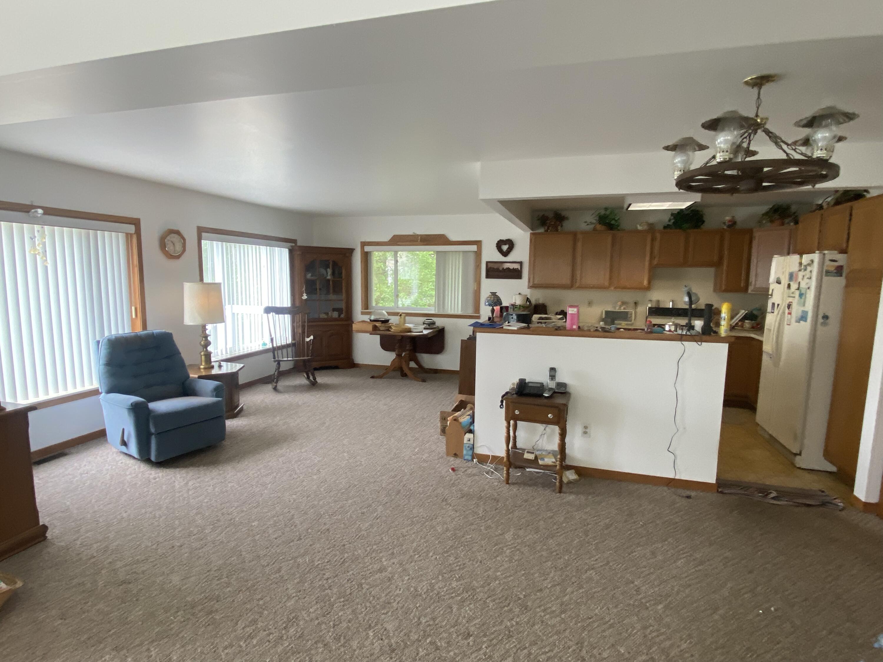 7 East Piney Road Manistee, MI 49660 - Photo 5 of 12 Kitchen dining room connected