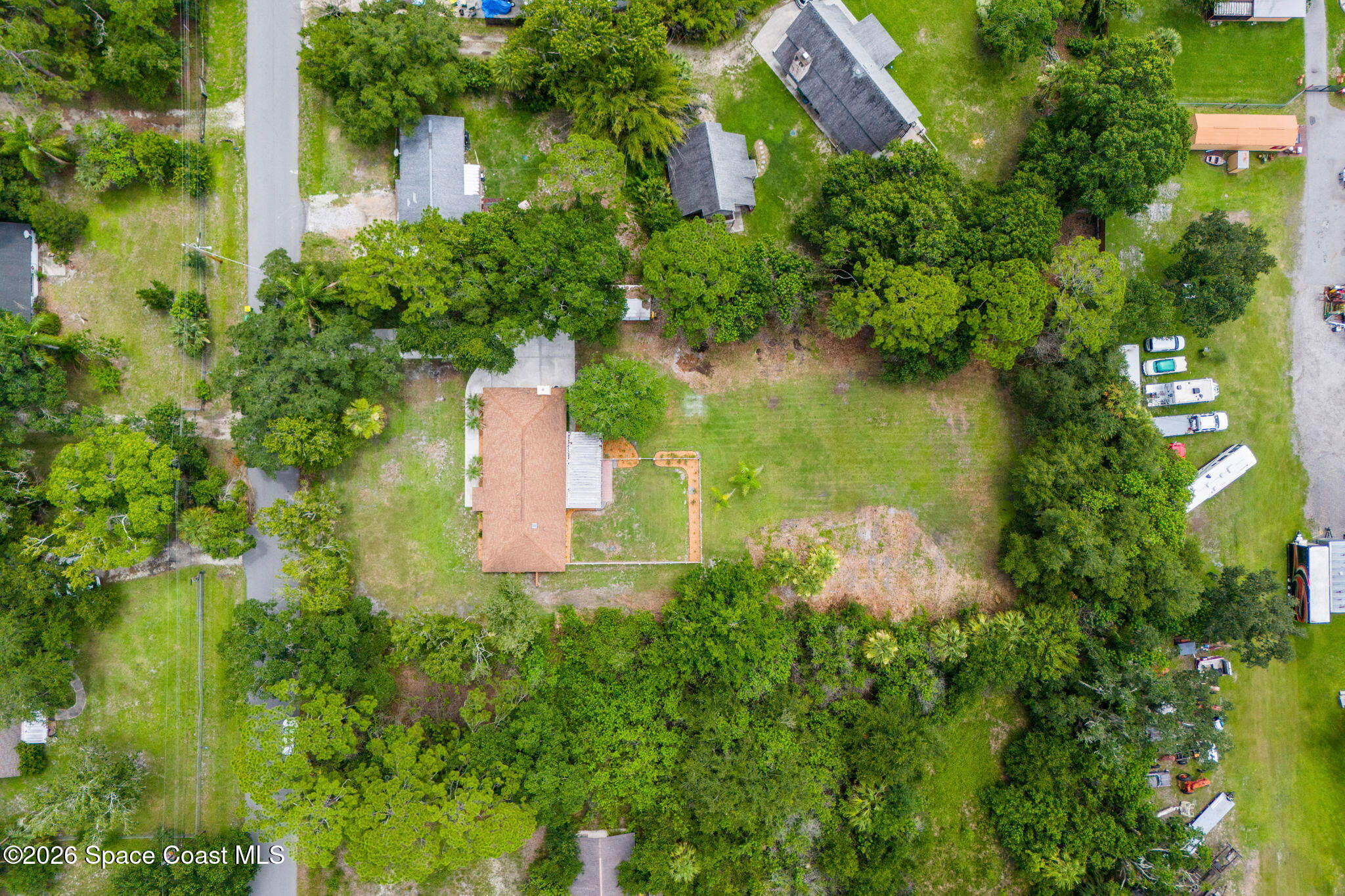 5041 Scott Road Cocoa, FL 32926 - Photo 48 of 52 aerial 3 - birds eye view