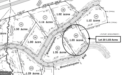 $61,800 | Lot 20 Mountaingate Crossing, Ellijay, GA 30540