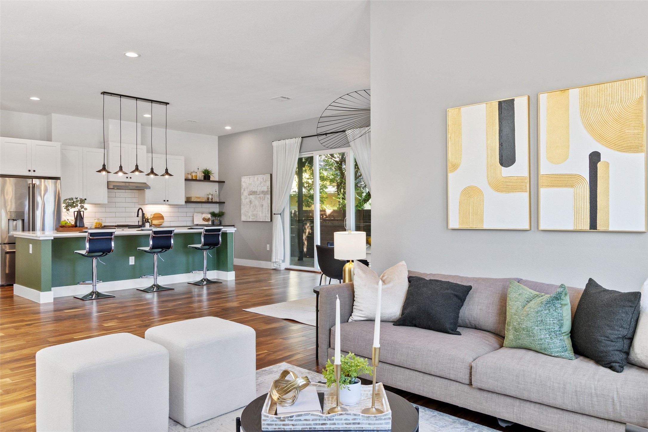 5601 Jackie Robinson Street, Unit 1 Austin, TX 78721 - Photo 18 of 40 Designed for modern living, the home is pre-wired for internet, sound, and security with integrated Nest and Google Home systems throughout