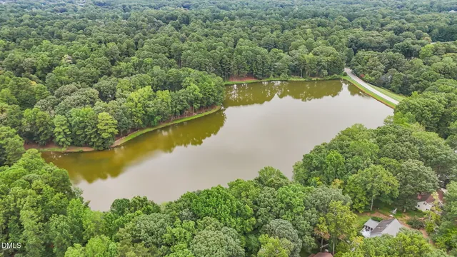 a view of lake with mountain