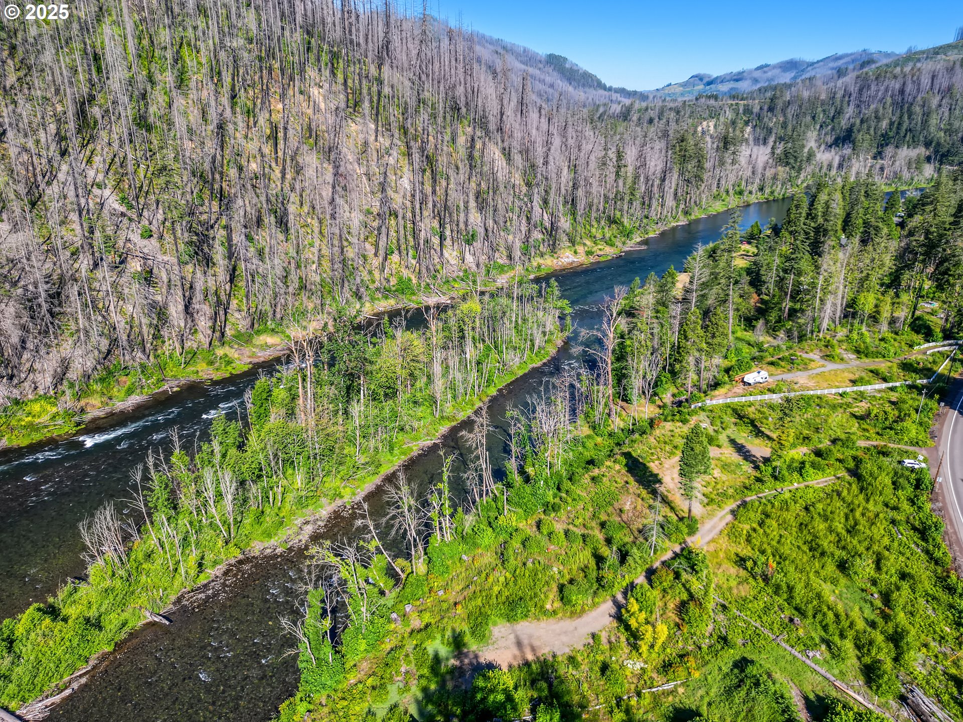49280 McKenzie Highway Vida, OR 97488 - Photo 11 of 21 a view of a garden with a lake