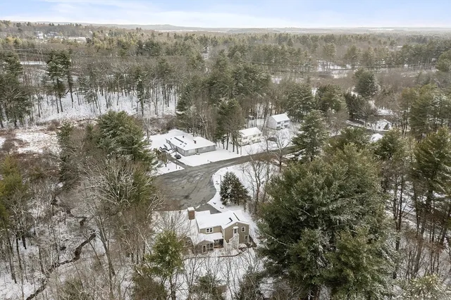 a view of a lake with mountains in the background