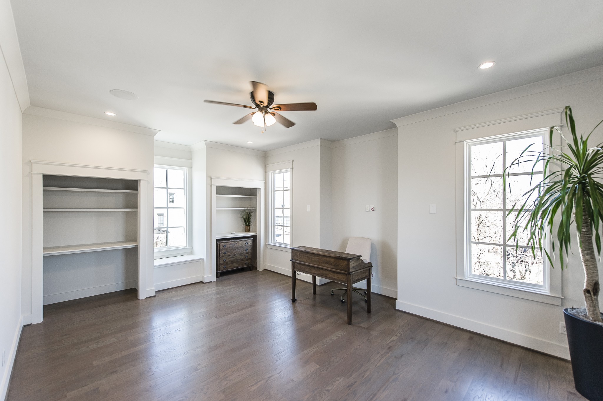 1132 Glenwood Avenue Nashville, TN 37204 - Photo 39 of 61 a view of workspace with furniture window and wooden floor