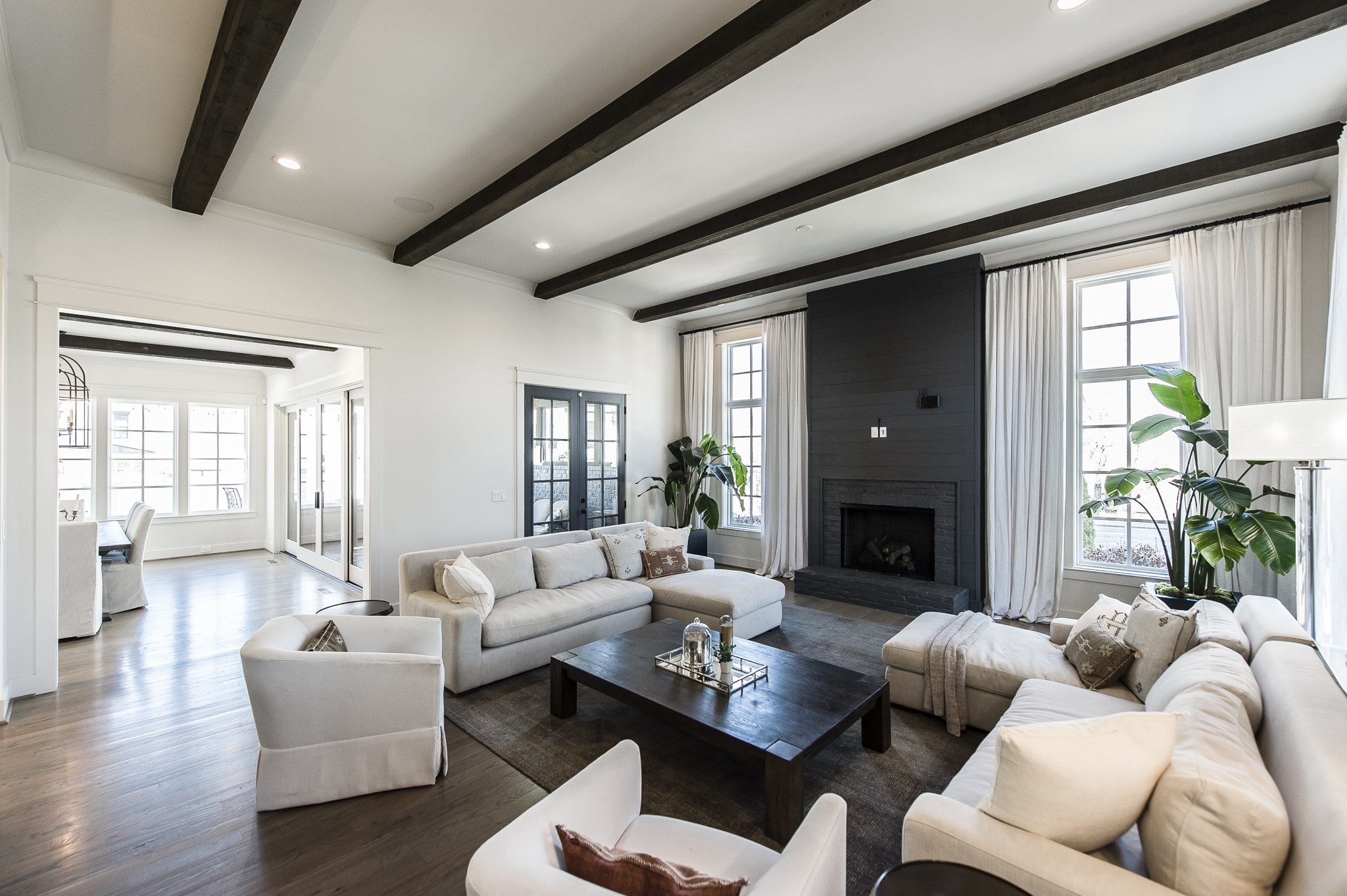 1132 Glenwood Avenue Nashville, TN 37204 - Photo 9 of 61 a living room with furniture fireplace and a large window