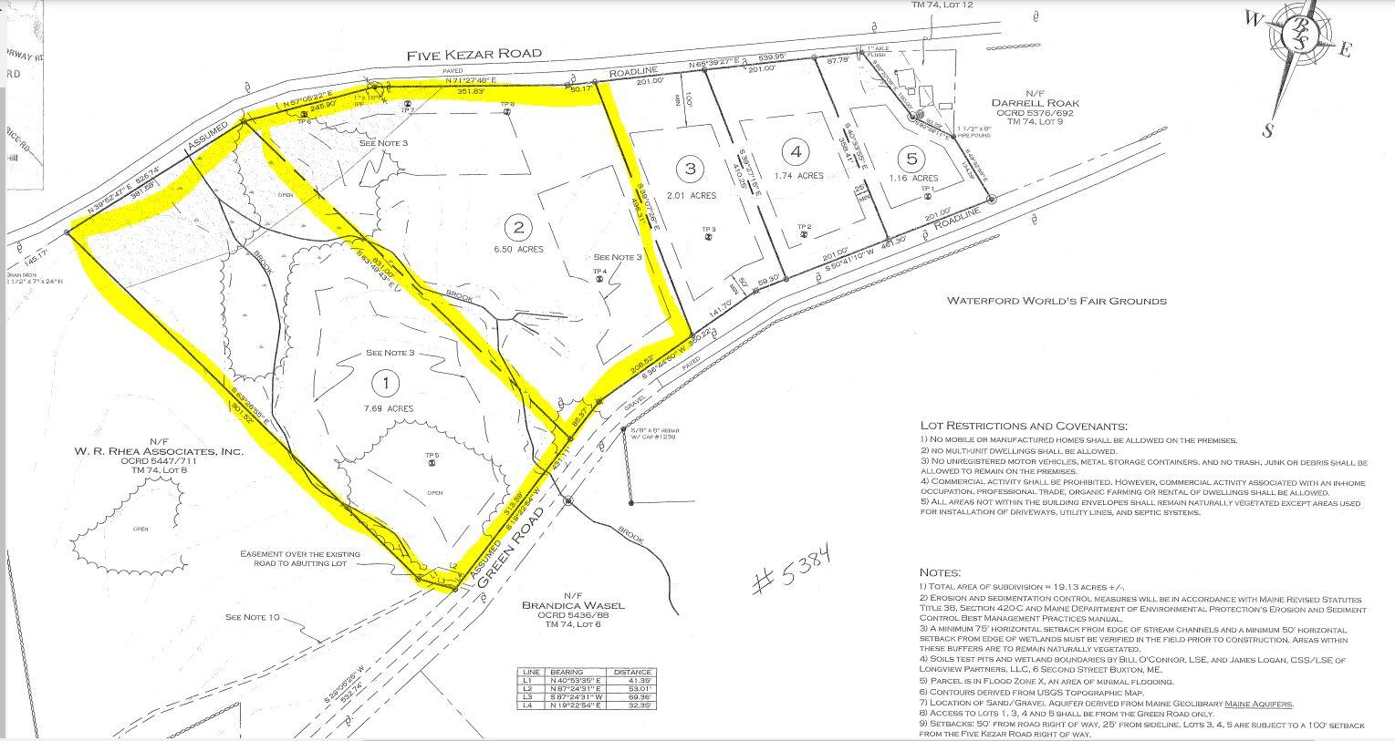 Lot 1 Green Road Waterford, ME 04088 - Photo 5 of 33 Survey